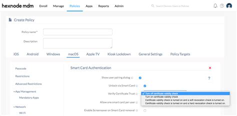 os x mojave smart card auth|Use a smart card with Mac .